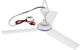 Xz08 Senreal 12v Portable Ceiling Fan 19.7 Inch Mini Hanging Camping Tent Fans For Ou