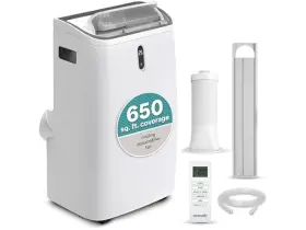 Serenelife 842893183510 Portable Air Conditioner 14000btu White 14 000 Btu