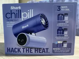 Fa022lv Shark - Chillpill 3-in-1 Personal Cooling System With Fan Instachill