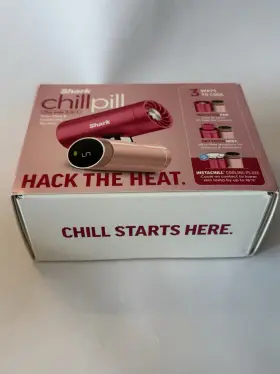 Fa022zpp Shark Chill Pill 3-in-1 Portable Misting Fan Uv-resistant Battery Powered