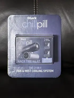 Fa025 Shark Chillpill Portable Handheld Fan 2 In 1 And Mist Cooling System