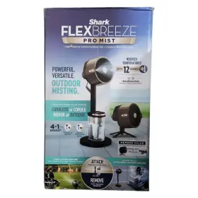 Shark Fa305a Flexbreeze Pro Mist Indoor Outdoor Pedestal And Table Fan With Water Tank