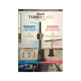 Th205 Shark Turboblade Cool And Heat Ultra-customizable Bladeless Tower Fan Heater