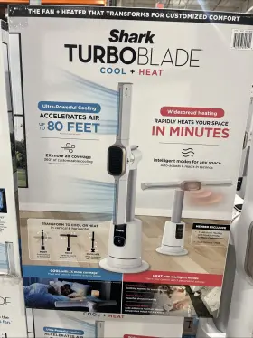 Th205co Shark Turboblade Cool Heat Ultra-customizable Bladeless Tower Fan And Heater