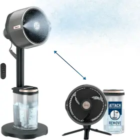 Fa302 Sharkninja 445043264249 Shark Flexbreeze Pro Mist Fan Charcoal Gray - Model Number 2025