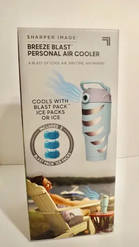 Sharper Image 740275052921 Summer Breeze Blast Personal Air Cooler New