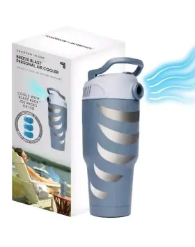 Sharper Image 740275052938 Breeze Blast By Personal Air Cooler Portable Rechargeable New