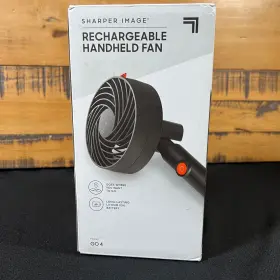 82655381 Sharper Image Go 4 Portable Rechargeable Personal Fan New In Box #3