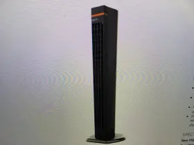 Fa1-0139-06bb-a Sharper Image By Vornado Rise 40 Oscillating Tower Fan With Remote