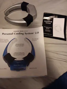 Si558 Sharper Image Design 2.0 Personal Neck Cooling System Medium Large Nib #3