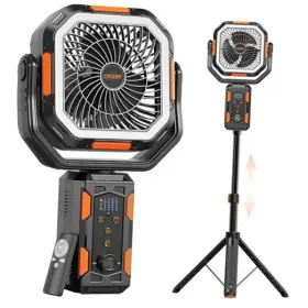 Shenzhen Anansheng Electronics Co. Ltd. 313114778797 Ogery F21 Camping Fan With Stand 20000mah Rechargeable Battery Powered Standing