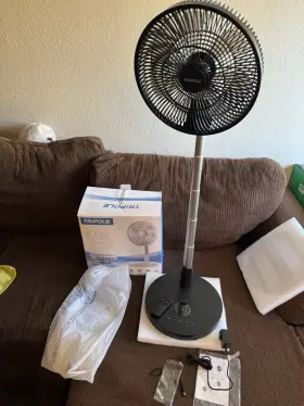 Kw12 Shenzhen Keeway Technology Co. Ltd Oscillating Fan Portable Quiet Standing With Remote 12 Inch Rechargeable