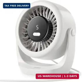 Shenzhen Street Cat Technology Co. Ltd D6036-lcw Cw Portable Handheld Fan 7.4m/s High Speed Turbo 180 Vanilla Swirl