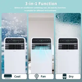 Shinco 759838067197 12 000 Btu Portable Air Conditioner Ac Unit With Built-in Cool Deh #3