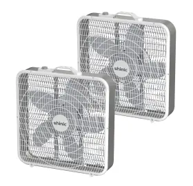 Shinic 734172926072 Oscillating Pedestal Fan With Remote Control 3-speed Quiet And Powerful Adjus