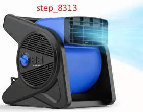 Bp32-10 Shinic 15 Inch Pivoting Blower Fan 375 Cfm 3 Speeds For Floor Drying Home Garage