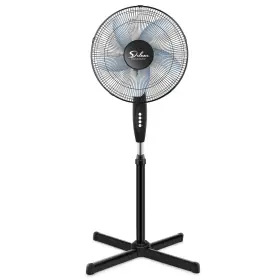 Simple Deluxe 840166221938 Oscillating 16 Inch 3 Adjustable Speed Pedestal Stand Black