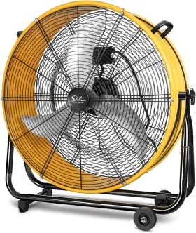 Hifanxdrum30 Simple Deluxe 30 Inch Heavy Duty Metal Industrial Drum Fan 3 Speed Air Circulation For Warehou