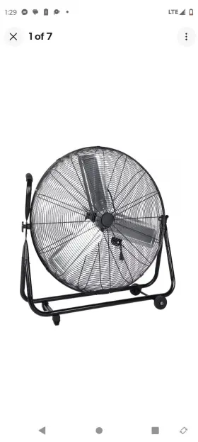Hifanxfloor30b01 Simple Deluxe Delux Dynamic 30inch Floor Fan With Roll Booster Industrial-grade Airflow