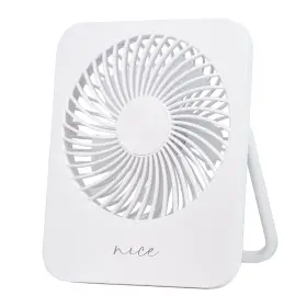 Sk38 Sireck Desk Fan Battery Operated Portable 2000mah Usb Rechargeable 4 Speeds