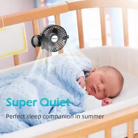 Skygenius 753610844679 Mieuxbuck Clip On Fan Stroller For Baby Mini Usb Portable Bed #2