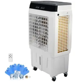 Syzf120w36cm8fmdgv1-1121 Skyshalo Air Cooler 2100 Cfm 3-speeds Portable Evaporative Coller For 750 Sq. Ft. Swamp H