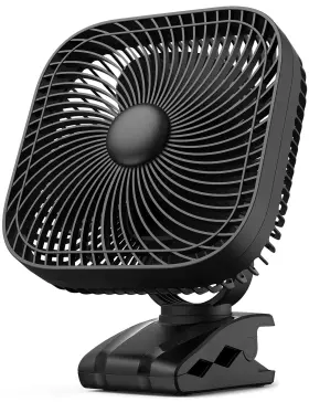 Slenpet 798623426047 20000mah Rechargeable Portable Clip On Fan Last 78 Hrs 4 Speeds Cam