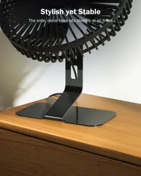 Slenpet 798623426214 6 Inch Usb Desk Fan 4 Speeds Ultra-quiet 90 Adjustment For Better Cooling #3