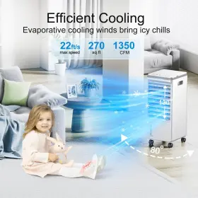 Slkdrft 799646597349 Portable Air Conditioners Windowless 3-in-1 Evaporative Cooler Swamp Co #2