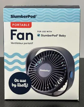 Slumberpod 851104008054 Portable Multi Speed Adjustable Fan For Use With Slumber Pod Baby