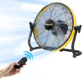 Ff16c Smartele 16 Inch Rechargeable Floor Fan With Remote Timer Cordless For Outdoor Use