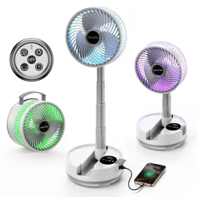Socool Fan 799748742388 20000mah Portable Foldable Wireless Battery Rechargeable With 8-sp