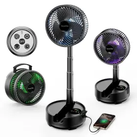 Socool Fan 799748742395 20000mah Portable Foldable Wireless Battery Rechargeable With 8speed
