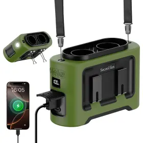 Socool Fan 799748748038 14500mah Portable Waist Clip On Wearable Belt Rechargeable Persona