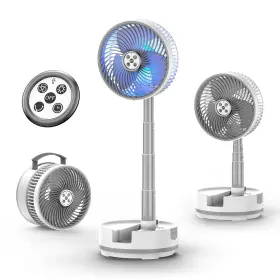 Socool Fan 799748830344 20000mah 8 Inch Portable Battery Operated Oscillating Charging Fa