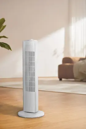 Sft28w Sohler Tower Fan Open Box Color White For Office 3 Speed Manual Settings