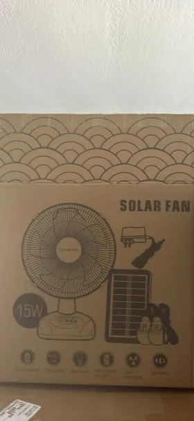 Dy-005hx Solar Ventilador Portatil Recargable