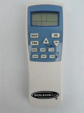 P-pe312r-30 Soleus Air Conditioner Remote Control