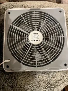 Sonbion 840804012553 10 Inch Three Speeds Window Table Cooling Box Desk Fan With Plug-in Ac Adapter #2