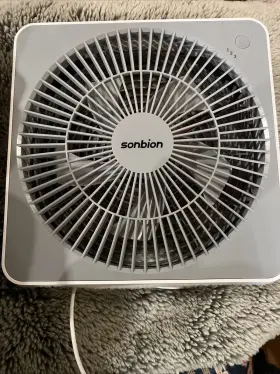 Sonbion 840804012553 10 Inch Three Speeds Window Table Cooling Box Desk Fan With Plug-in Ac Adapter #3