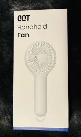 Bp888 Sopoke Handheld Fan Off-white 3speed Usb Rechargeable Portable Travel Makeup
