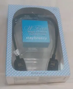 Dfys213bk Spice Of Life Yoga Hands Free Fan New In Box Rechargable Battery Cables