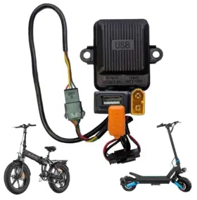 12-108v Spy Spot Xt60 Usb Charging Port Adapter For E-bike And Scooter Input 2.4a Ou