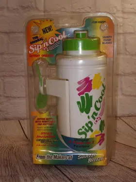 Squeeze Breeze 780298985004 Vtg Nos Retro Sip N Cool Bottle