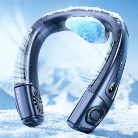 Staholz 313036065074 Portable Neck Air Conditioner Upward And Downward Back Airflow Wearable Fan Larg