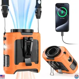 B0d9q4qxpw Stanley 10000mah Portable Waist Clip Fan 40h Wearable Cooling 5 Speeds