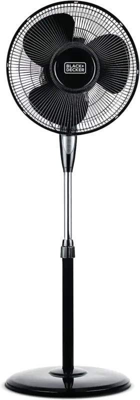 Stanley Black & Decker Inc 819813014056 16 Inch Vertical Fan With Base Equipped Remote And Touch Control Panel