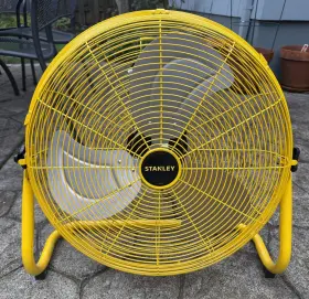 St-20f Stanley 20 Inch High Velocity Industrial Floor Fan - Excellent Used Condition