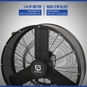 4742888 Strongway 30 Inch Direct Drive Drum Fan 6200 Cfm 1/4 Hp #3