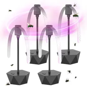 Stuhand 850068239900 Fly Fans For Tables Keep Flies Away From Patio Portable Outdoor Picnic